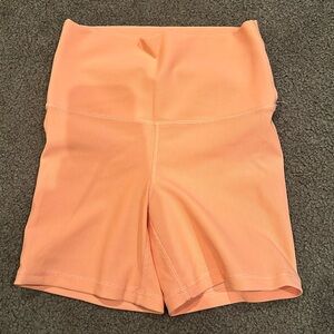 Brand New Peach Colored Biker Shorts